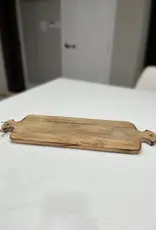 Tri W Mango Wood, Double Handle, Cutting Board