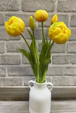 Tri W Fresh Touch  Peony Tulip Bundle, Yellow