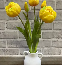 Tri W Fresh Touch  Peony Tulip Bundle, Yellow