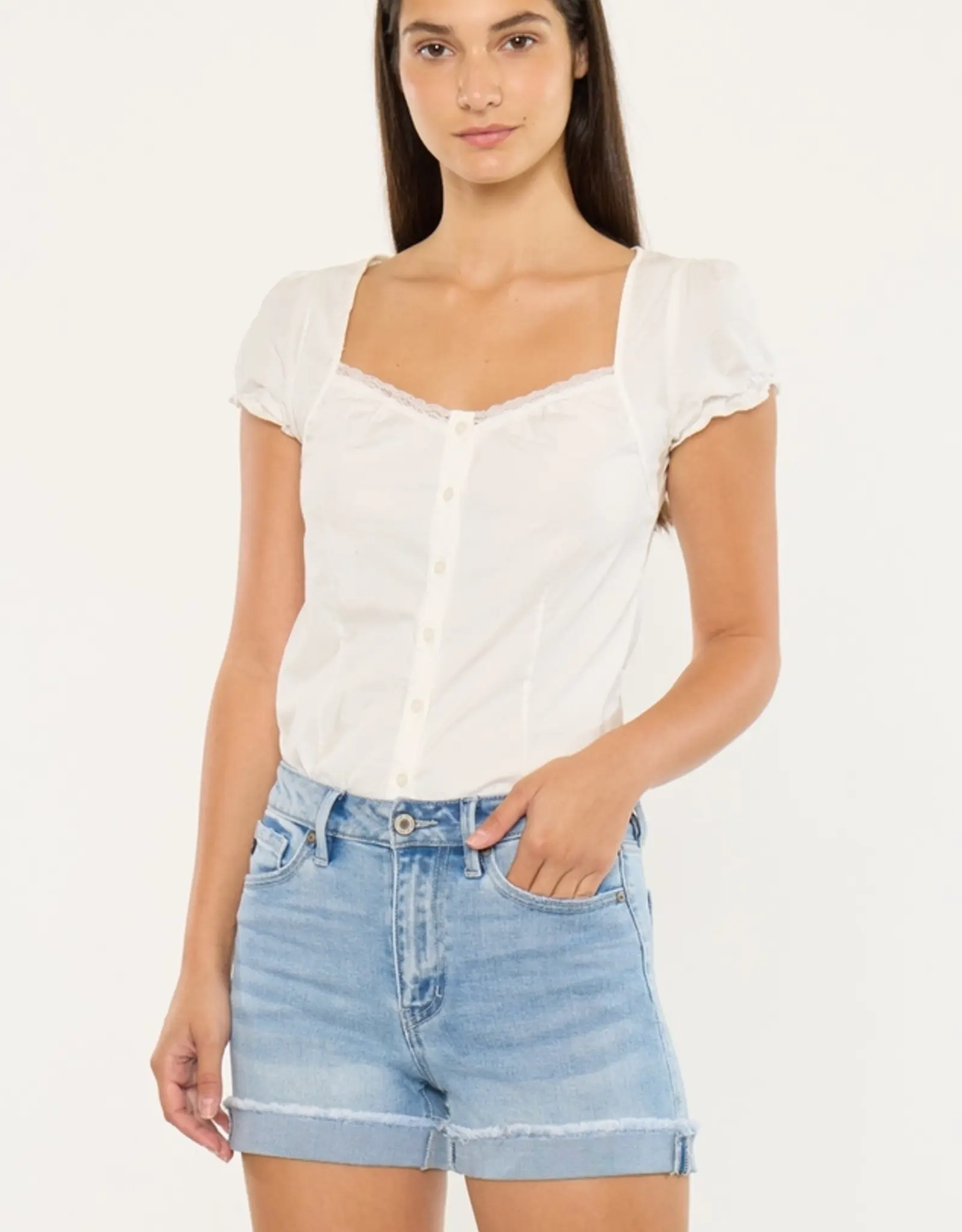 KanCan The Ashley Cuffed Shorts