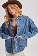 The Shelby Denim Shacket