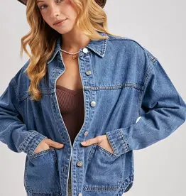 The Shelby Denim Shacket