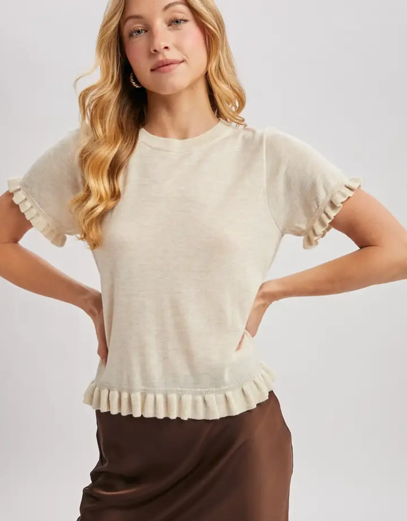 The Ryan Ruffle Hem Top