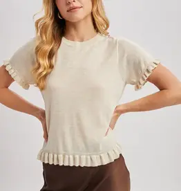 The Ryan Ruffle Hem Top