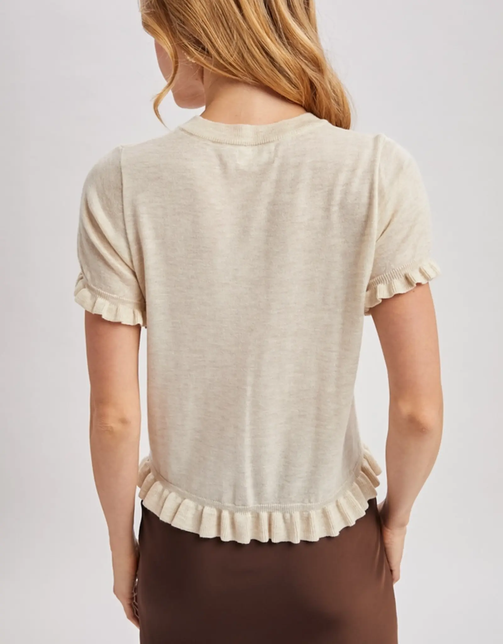 The Ryan Ruffle Hem Top