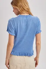 The Ryan Ruffle Hem Top