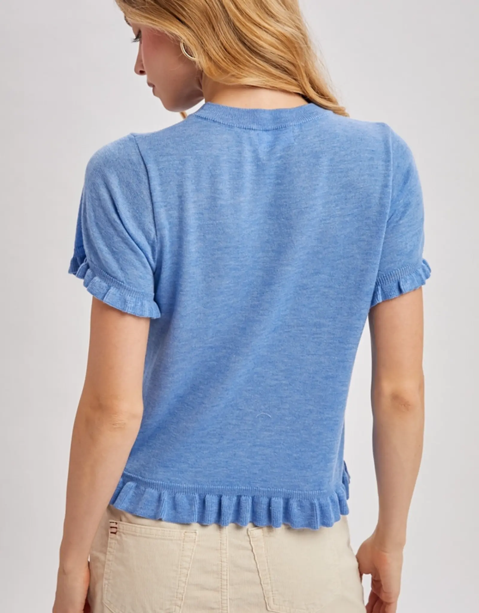 The Ryan Ruffle Hem Top