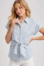 The Sam Striped Knot Top