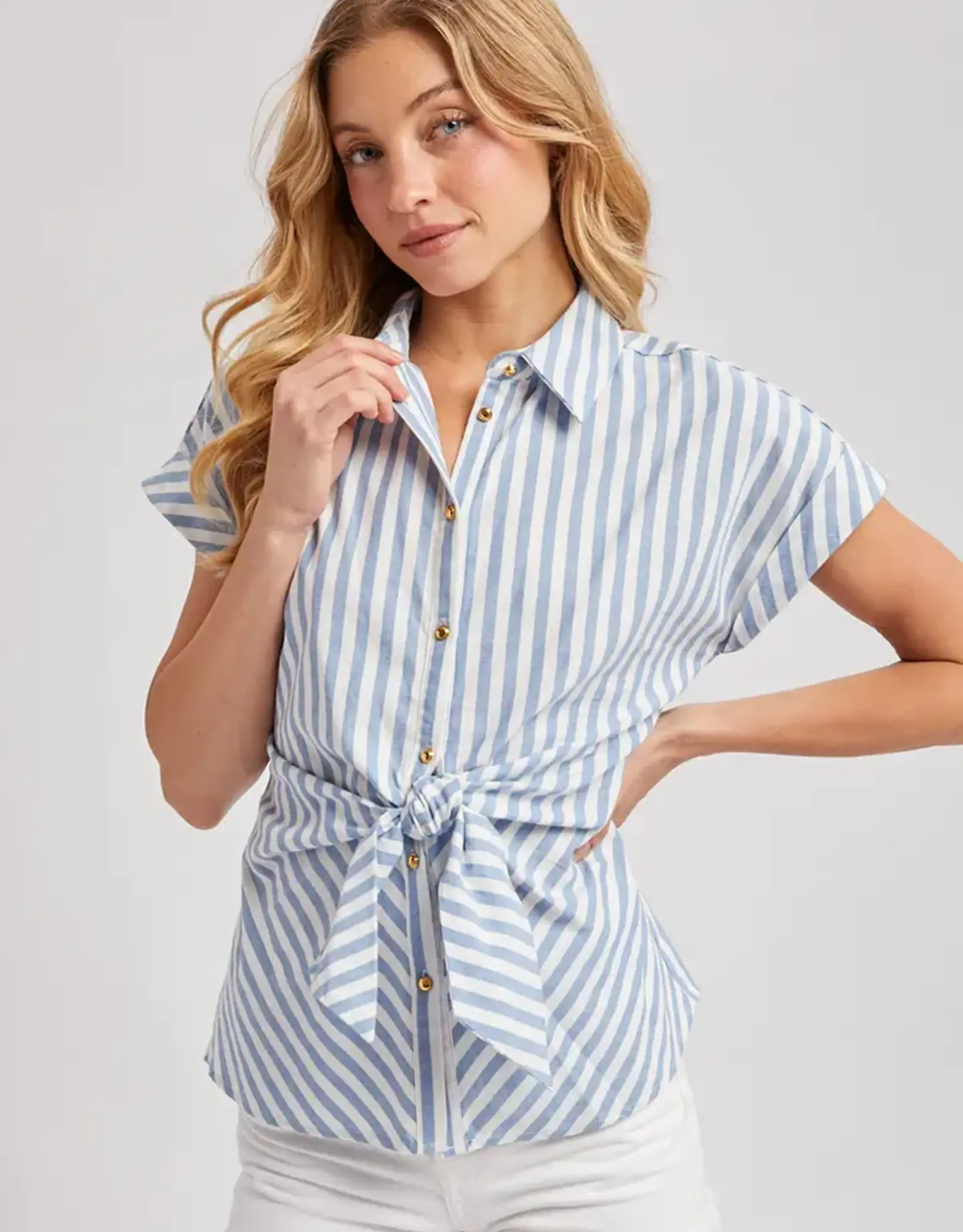 The Sam Striped Knot Top