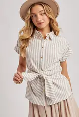 The Sam Striped Knot Top