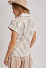 The Sam Striped Knot Top