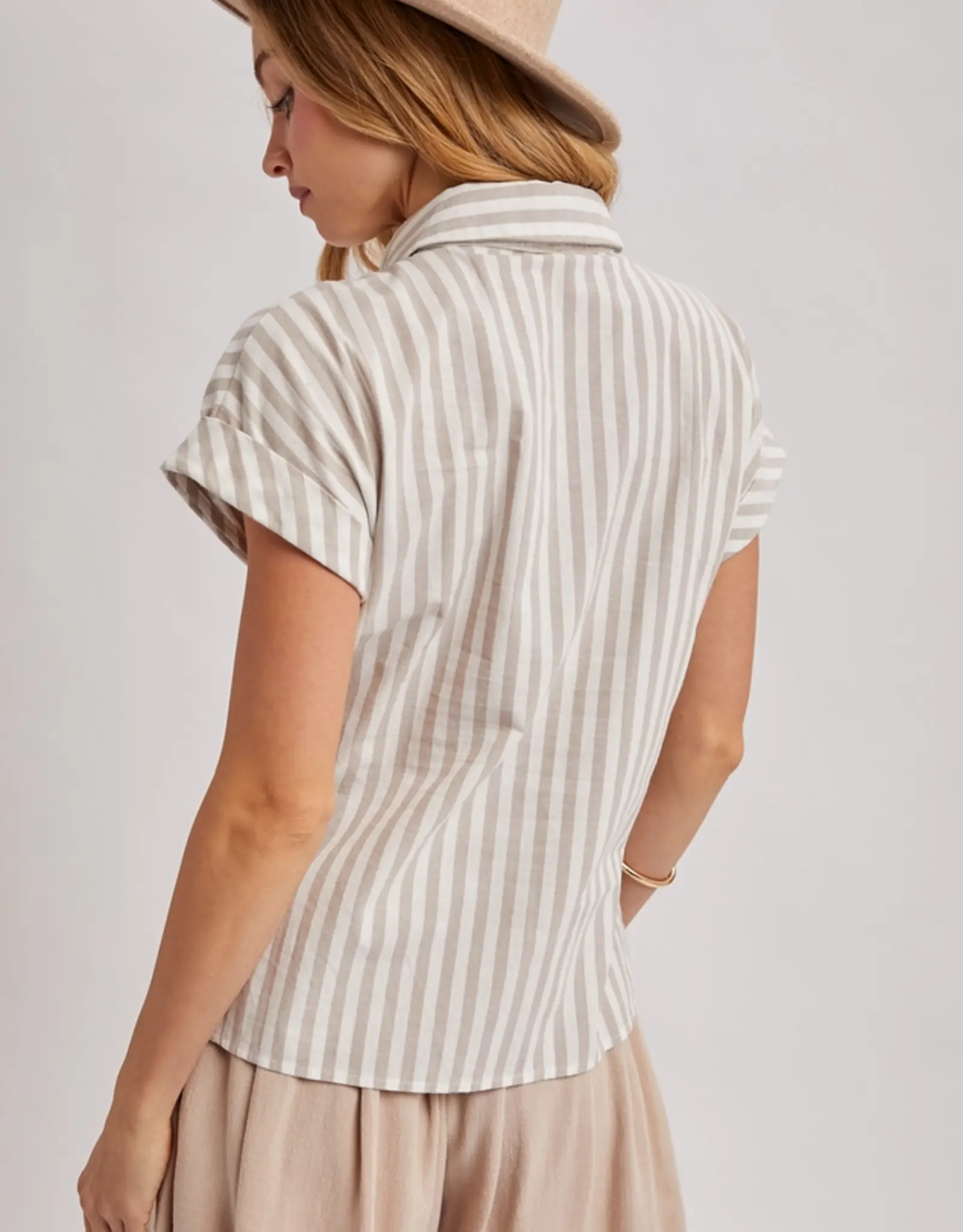 The Sam Striped Knot Top