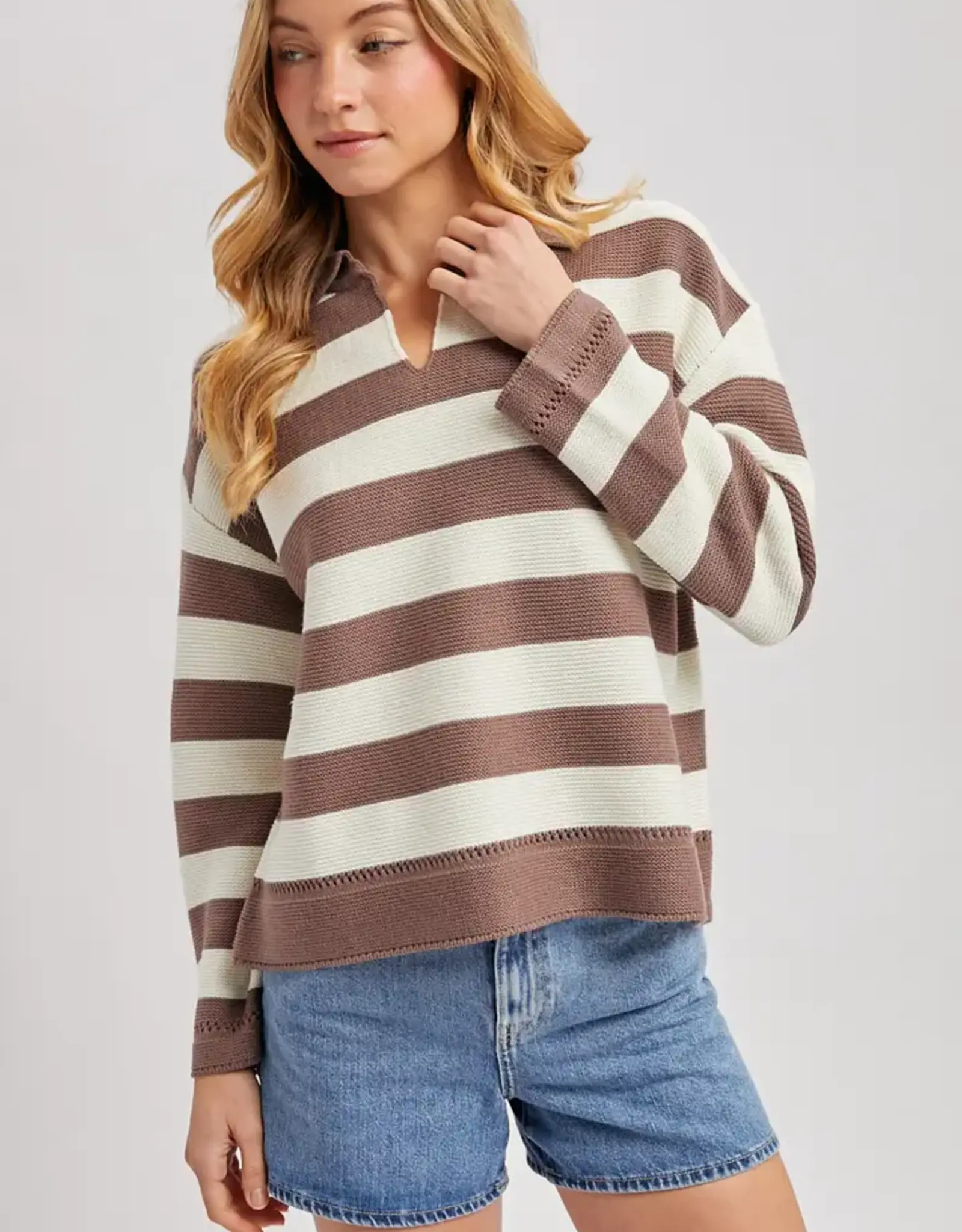The Camille Collared Sweater