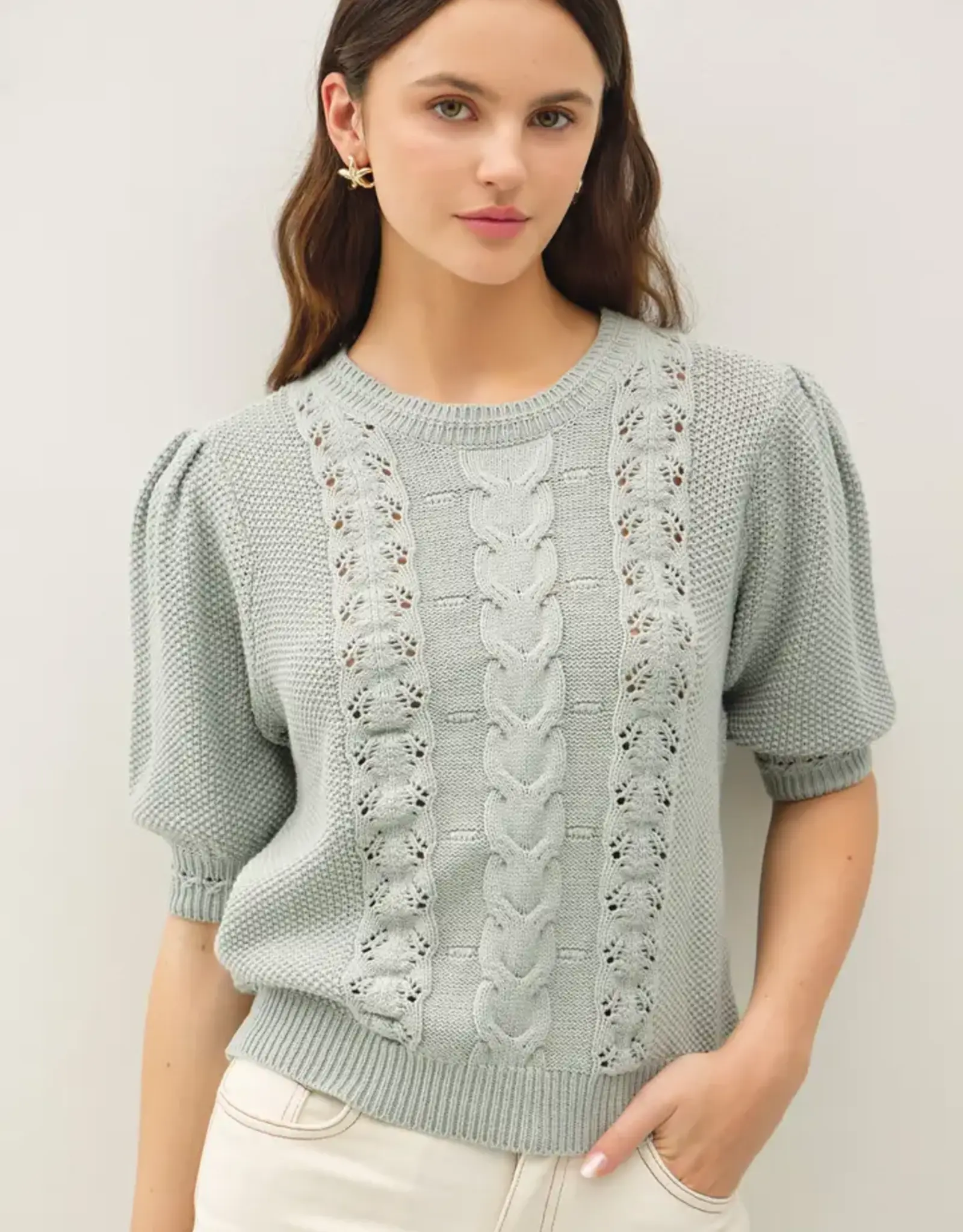 The Puff Sleeve Knit Top