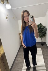 Mono B Pima Cotton Relaxed Racer Tank