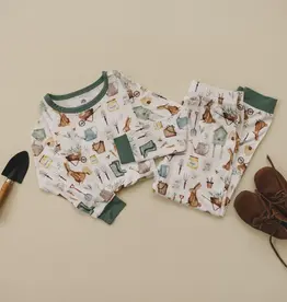 Little Joy Co. Cottontail Garden PJs, 2 Piece