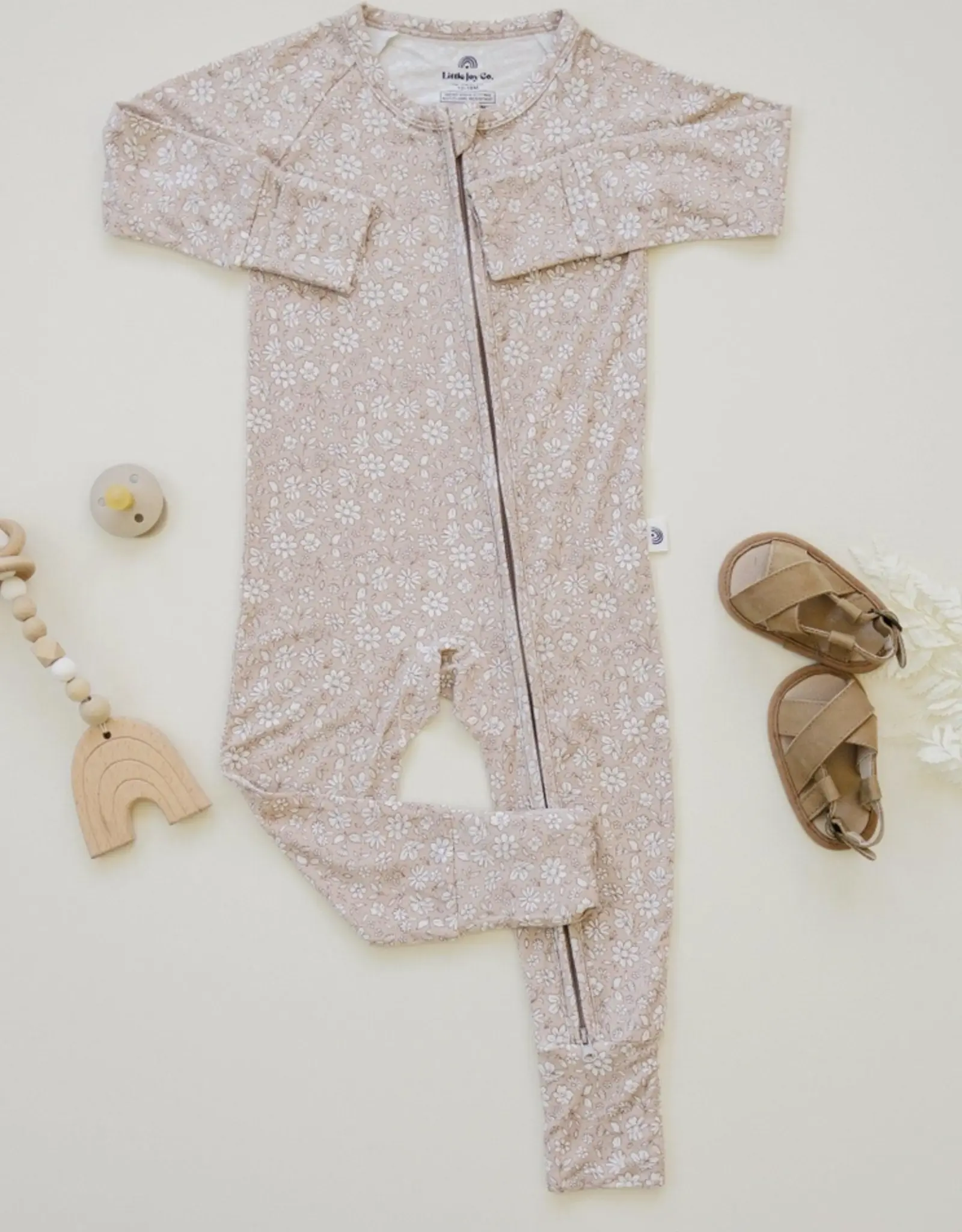 Little Joy Co. Dainty Ditsy Zippy Romper