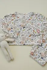 Little Joy Co. Pastel Petals PJs, 2 Piece