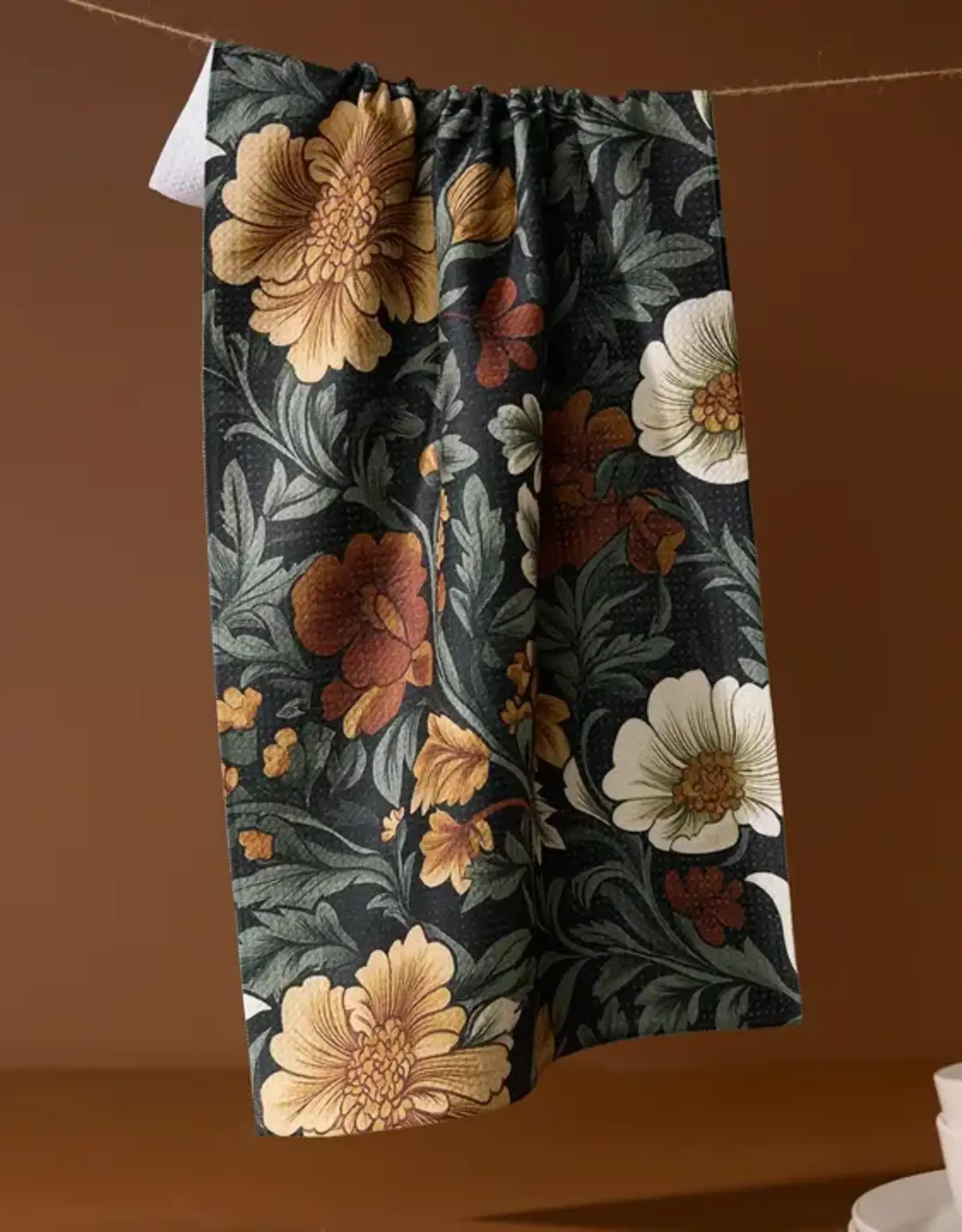 Geometry Tea Towel- Classic Floral