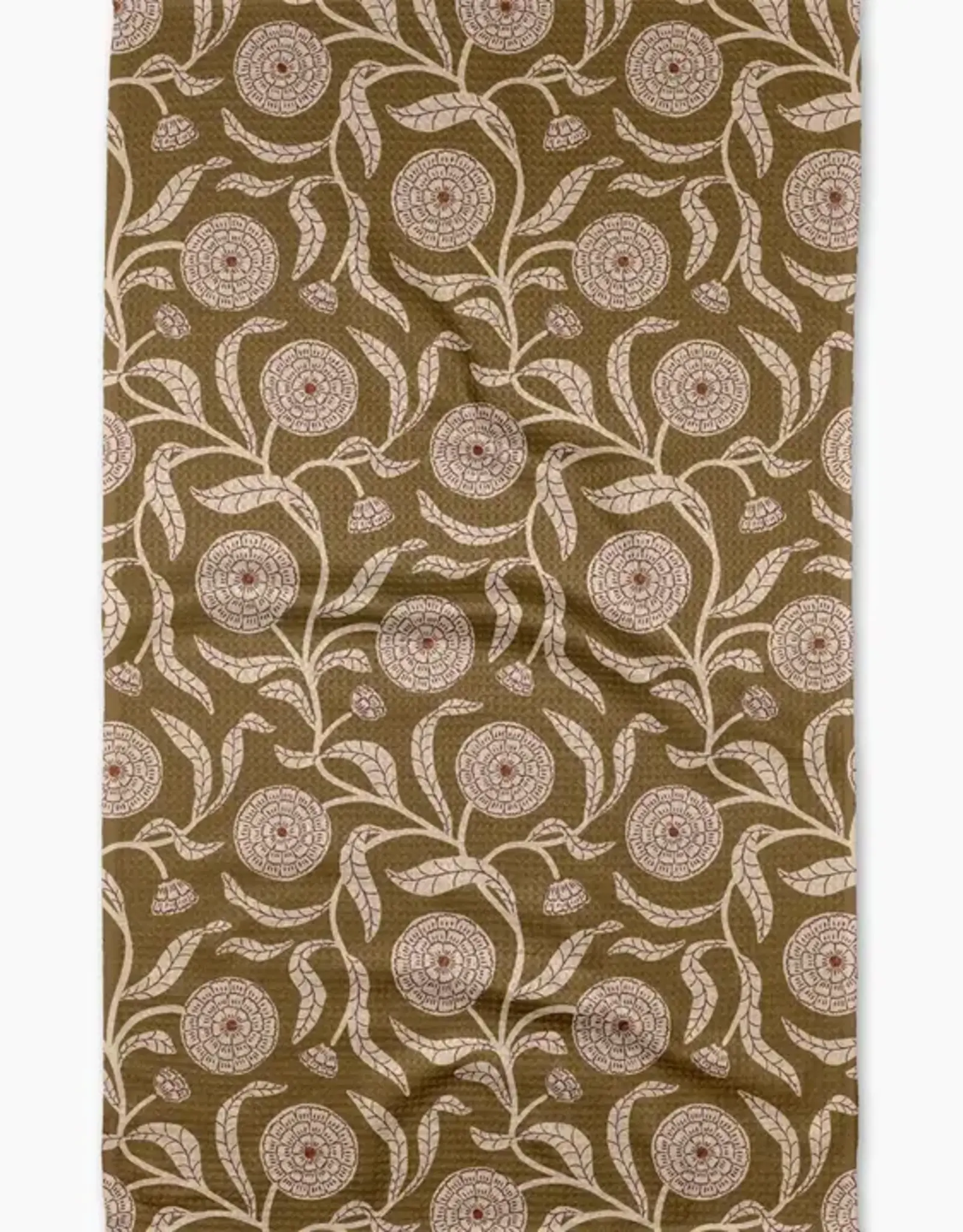 Geometry Tea Towel- Falling Flowers