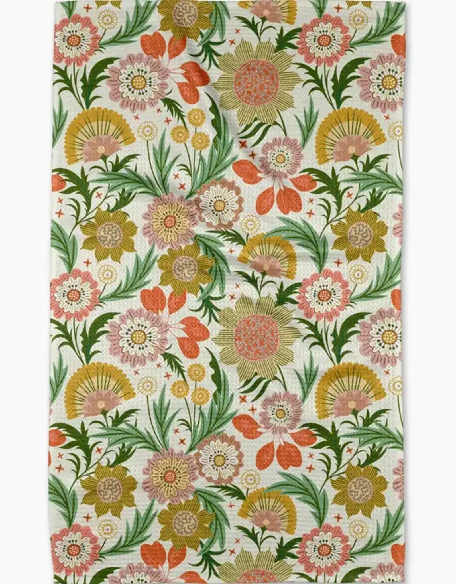 Geometry Tea Towel- Garden Dreams