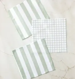 Geometry Dishcloth Set- Sweet Mint