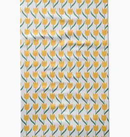 Geometry Tea Towel- Tulip Flowers