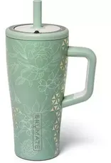 Brumate Era Straw Tumbler 20oz, Metallic Bloom