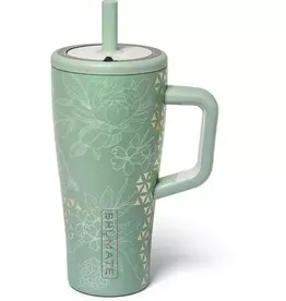 Brumate Era Straw Tumbler 20oz, Metallic Bloom