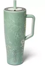 Brumate Era Straw Tumbler 40oz, Metallic Bloom