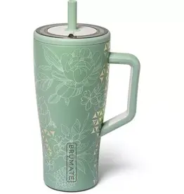 Brumate Era Straw Tumbler 30oz, Metallic Bloom
