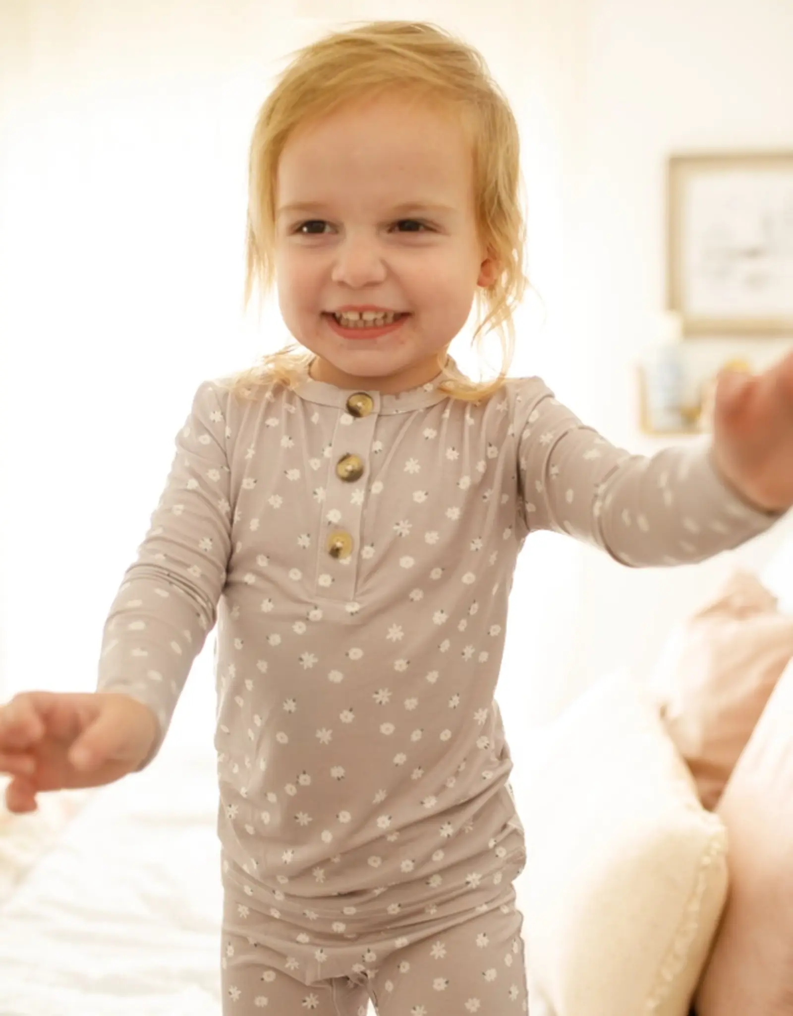 Little Joy Co. Oopsie Daisy PJs, 2 Piece