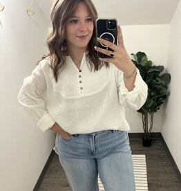 The Caroline Button Top