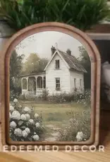 Redeemed Decor Arch Top Framed Art, Spring Farmhouse 8x11"