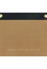 Sweet Water Decor Black & Gold Rivet Basic Notepad, Small