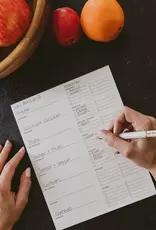 Sweet Water Decor Weekly Meal Plan Notepad