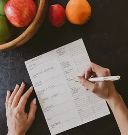 Sweet Water Decor Weekly Meal Plan Notepad