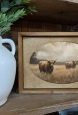 Redeemed Decor Framed Art, Meadow Highlands 12x8"