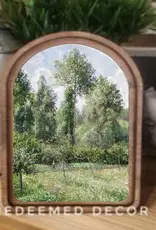 Redeemed Decor Arch Top Framed Art, Poplars