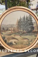 Redeemed Decor 8" Round  Art, Golf