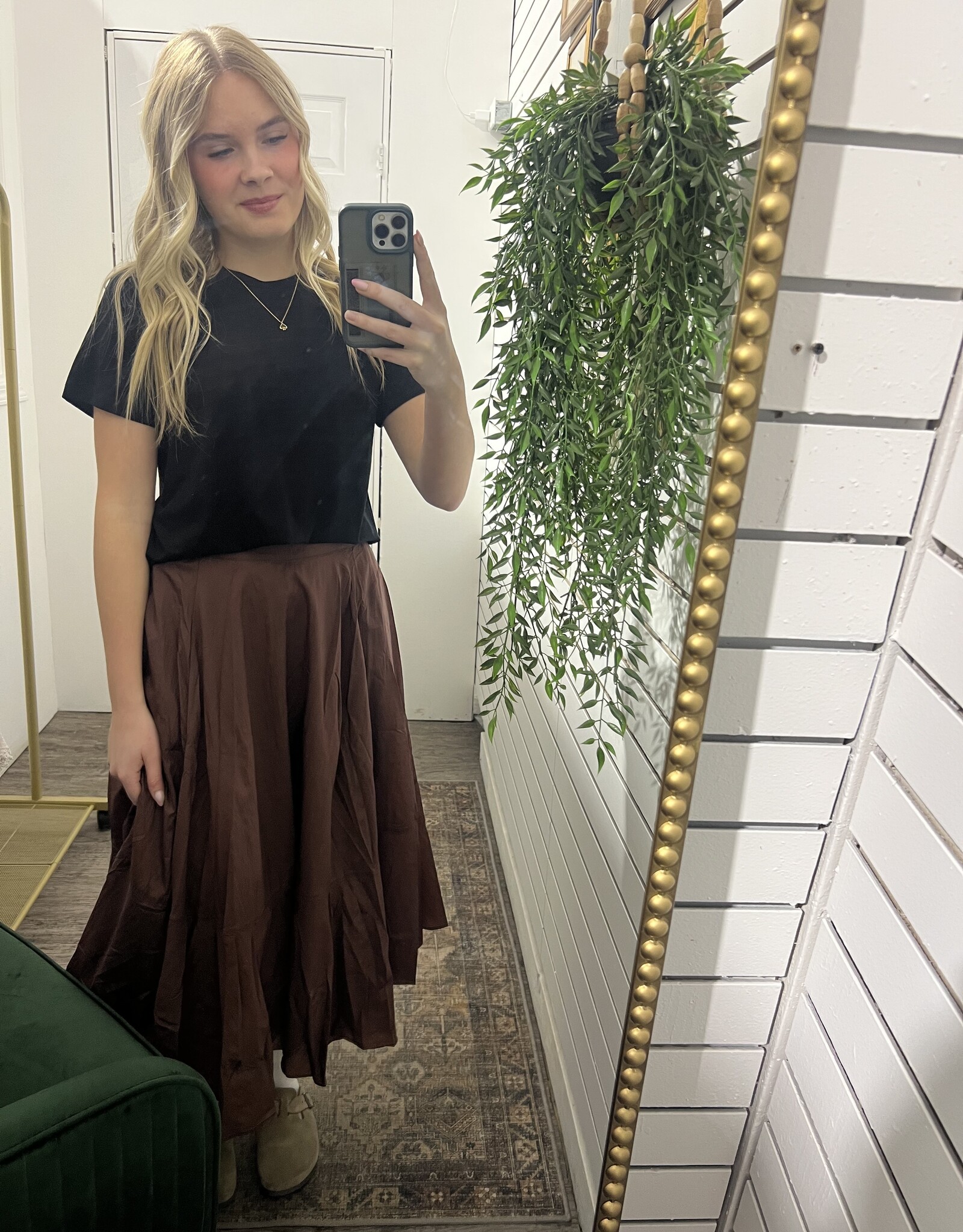 The Flounce Midi Skirt