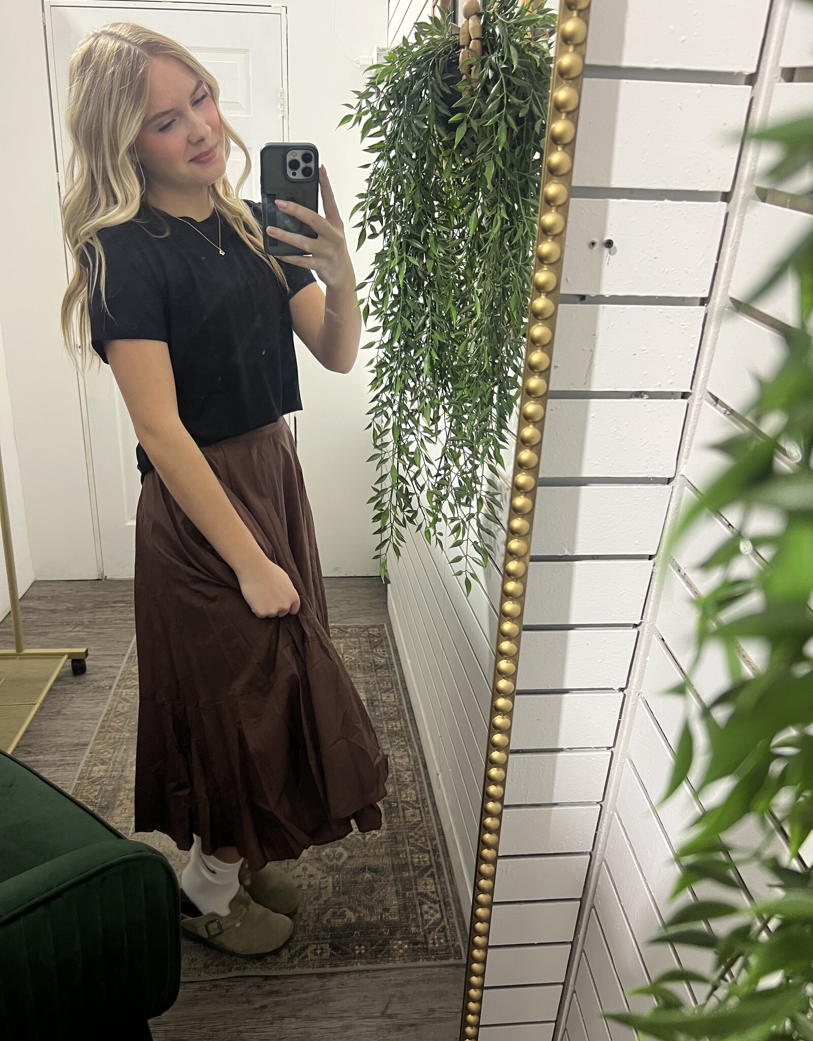 The Flounce Midi Skirt