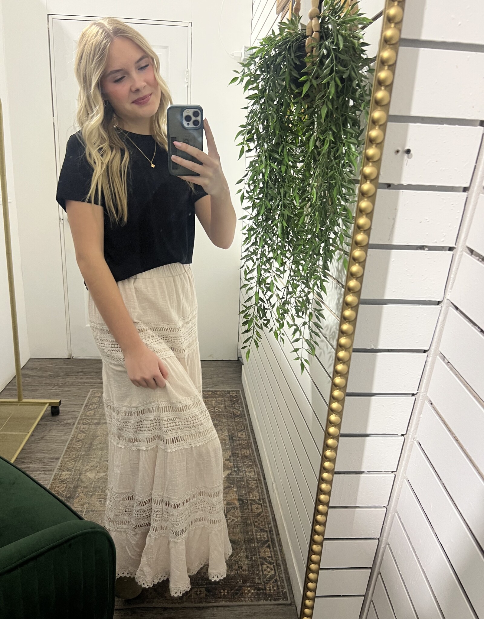 The Ruffle Maxi Skirt
