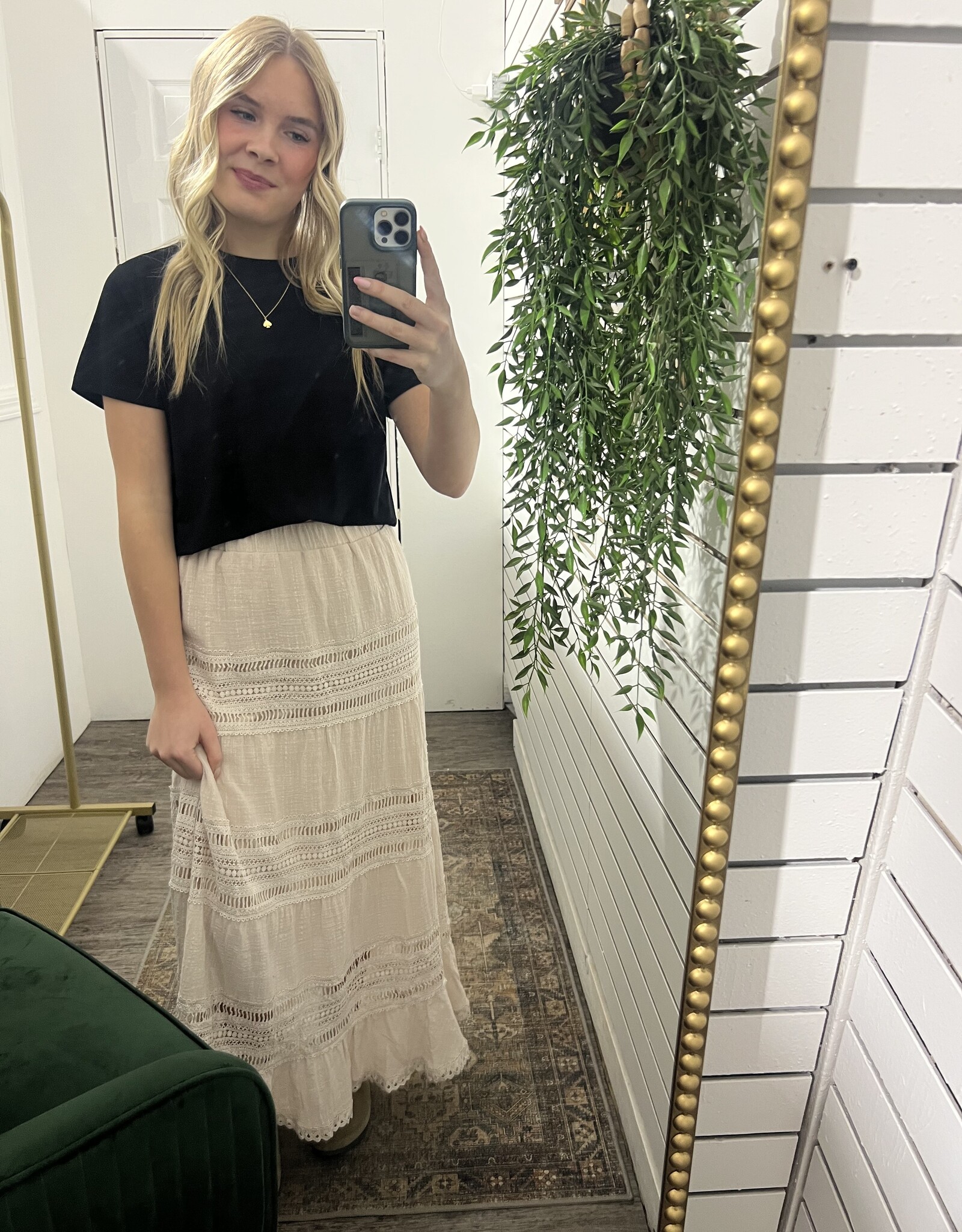 The Ruffle Maxi Skirt