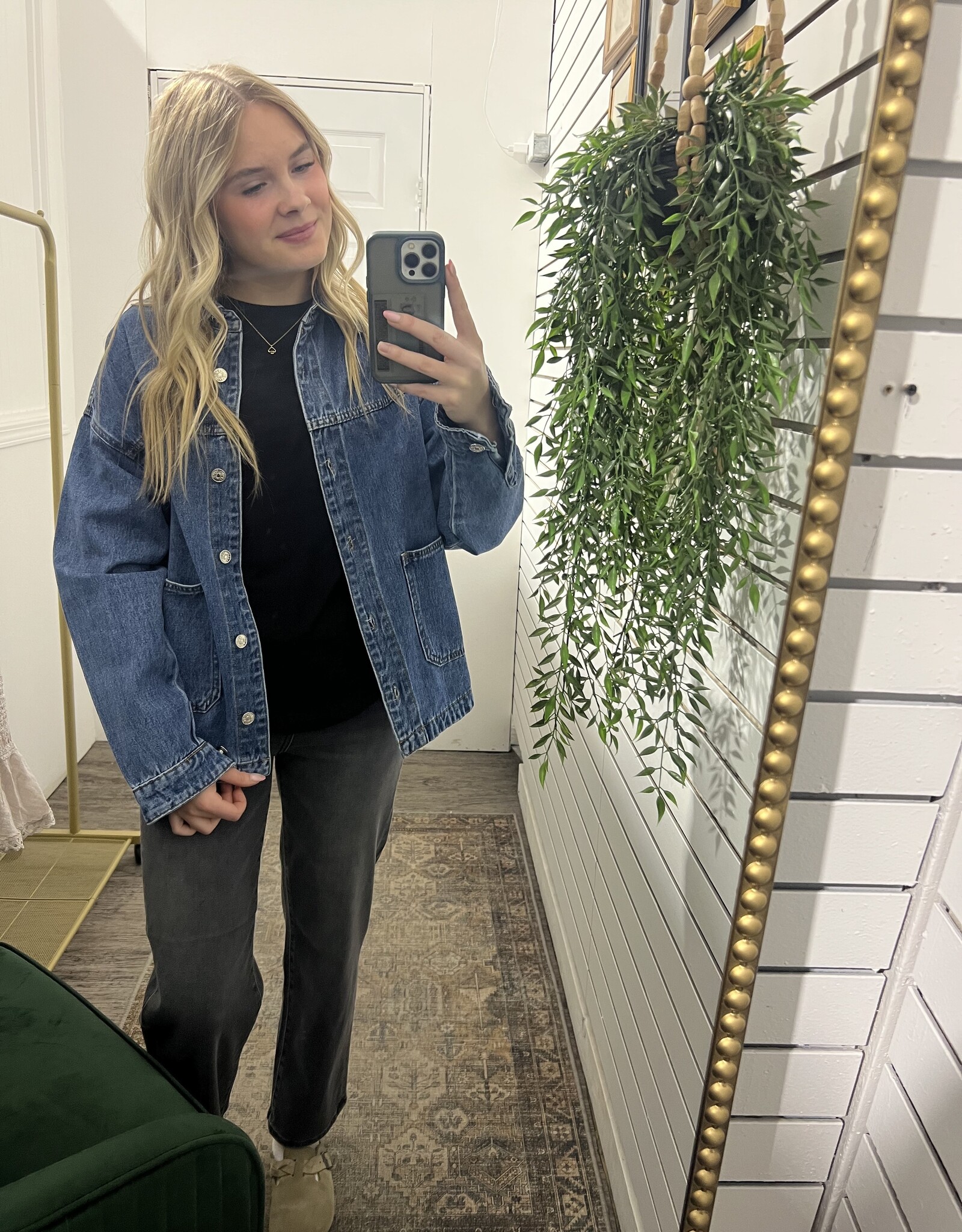 The Shelby Denim Shacket