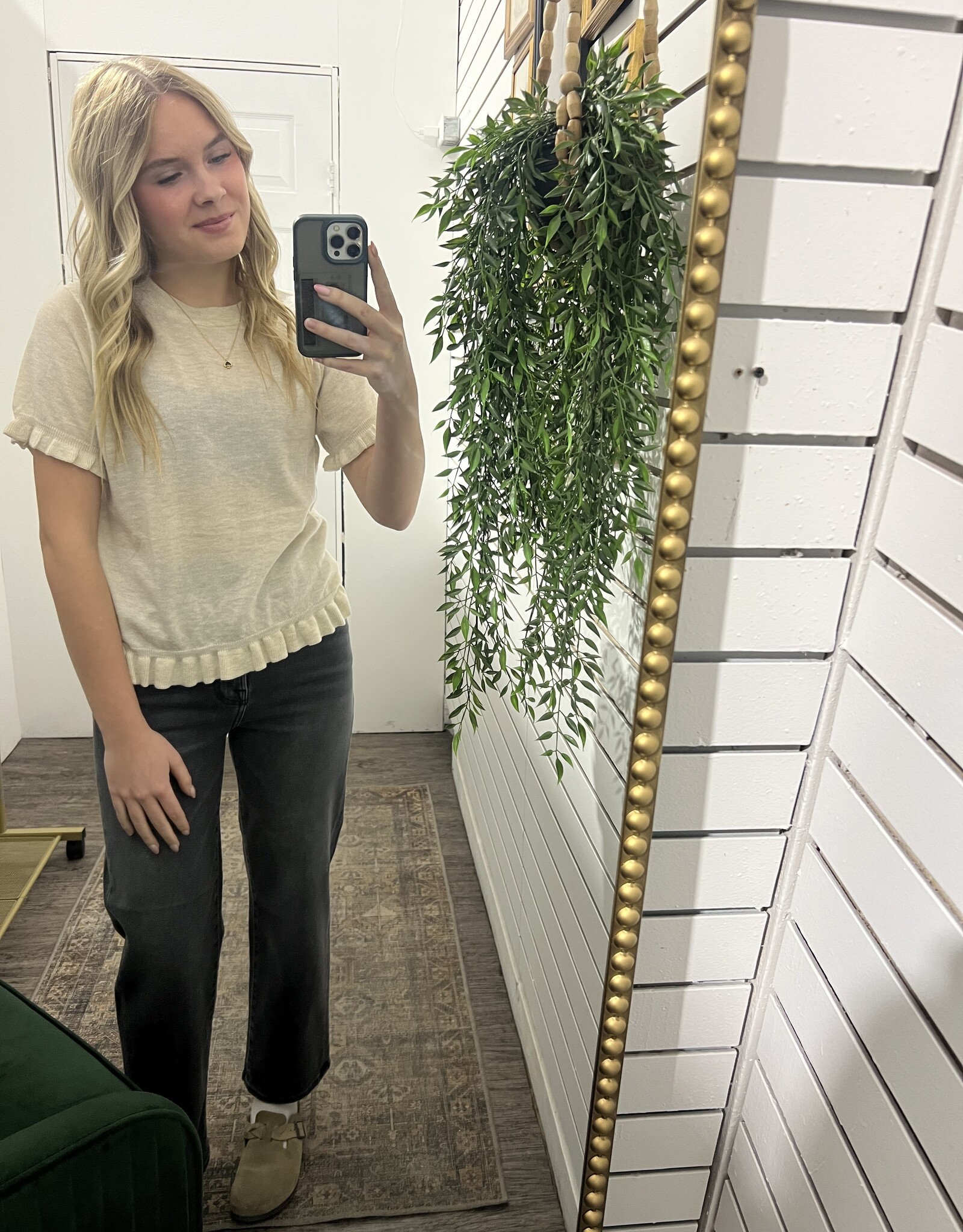 The Ryan Ruffle Hem Top