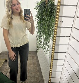 The Ryan Ruffle Hem Top