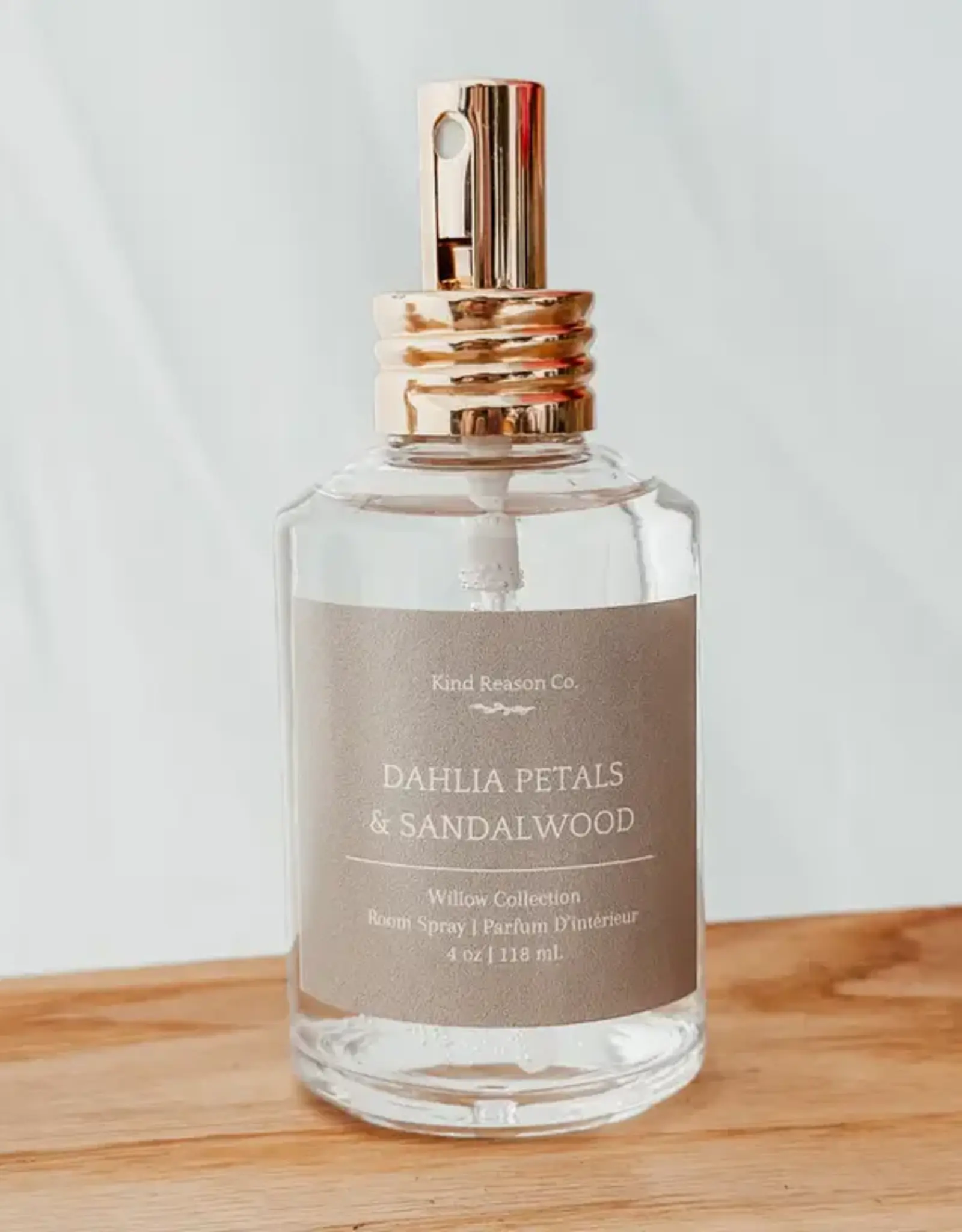 Kind Reason Co Room & Linen Spray, Dahlia Petals & Sandalwood