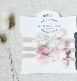 Wild and Free Design Co Crochet & Ribbon Bow Set