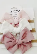 Wild and Free Design Co Pinwheel Headband Set of 3